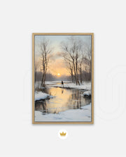 Winter Sunset Tranquility