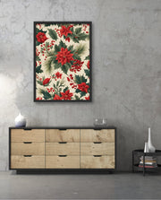 Poinsettia Holiday Pattern