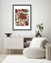 Poinsettia Holiday Pattern
