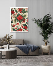 Poinsettia Holiday Pattern