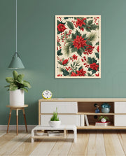 Poinsettia Holiday Pattern