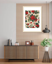 Poinsettia Holiday Pattern