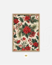 Poinsettia Holiday Pattern