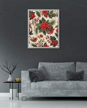 Poinsettia Holiday Pattern