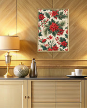 Poinsettia Holiday Pattern