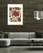 Poinsettia Holiday Pattern