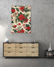 Poinsettia Holiday Pattern