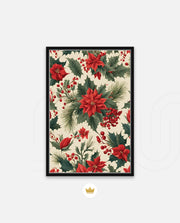 Poinsettia Holiday Pattern