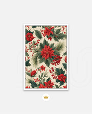 Poinsettia Holiday Pattern