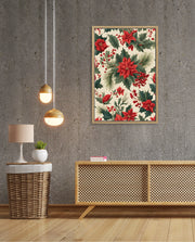 Poinsettia Holiday Pattern