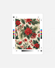 Poinsettia Holiday Pattern