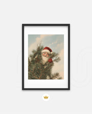 Santa Behind the Pines