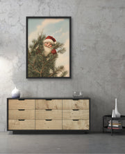 Santa Behind the Pines