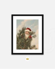 Santa Behind the Pines
