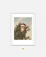 Santa Behind the Pines