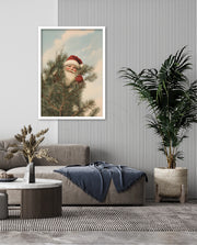 Santa Behind the Pines