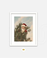 Santa Behind the Pines