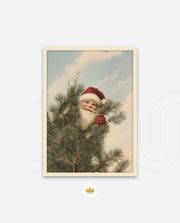 Santa Behind the Pines