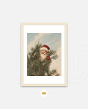 Santa Behind the Pines