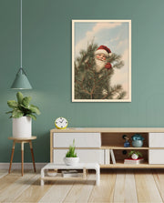 Santa Behind the Pines