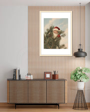 Santa Behind the Pines