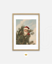 Santa Behind the Pines
