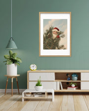 Santa Behind the Pines