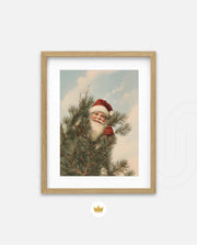 Santa Behind the Pines