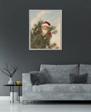 Santa Behind the Pines