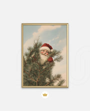 Santa Behind the Pines