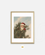 Santa Behind the Pines