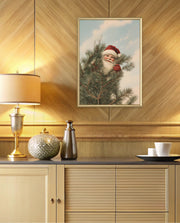Santa Behind the Pines