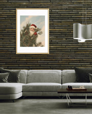 Santa Behind the Pines