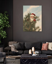 Santa Behind the Pines