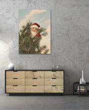 Santa Behind the Pines