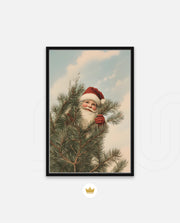 Santa Behind the Pines