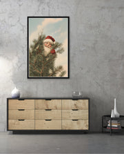 Santa Behind the Pines