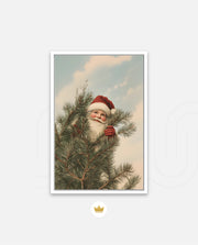 Santa Behind the Pines