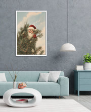 Santa Behind the Pines