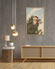 Santa Behind the Pines