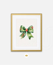 Holiday Botanical Bow