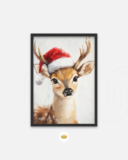 Santa Hat Fawn