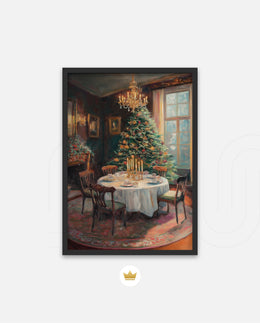 Chandelier Christmas Elegance