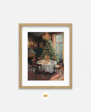 Chandelier Christmas Elegance