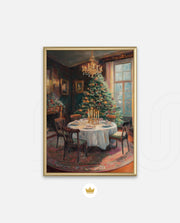 Chandelier Christmas Elegance