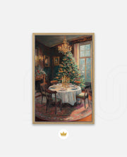Chandelier Christmas Elegance