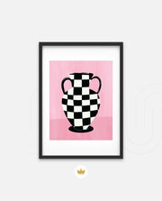 Checker Vase