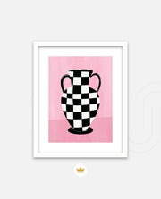 Checker Vase