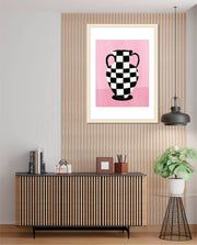 Checker Vase