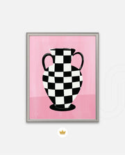 Checker Vase